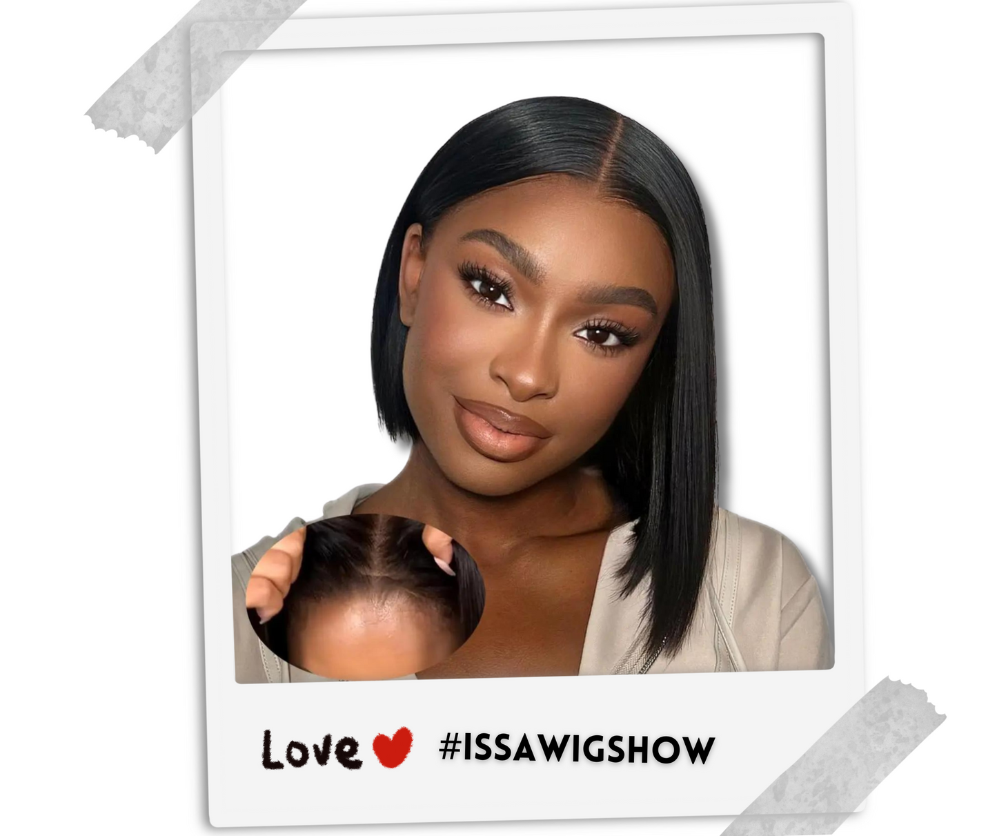 Double Drawn Transparent HD 5x5 Closure Raw Peruvian Human Hair Straight Full Lace Front Short Bob Wigs Glueless