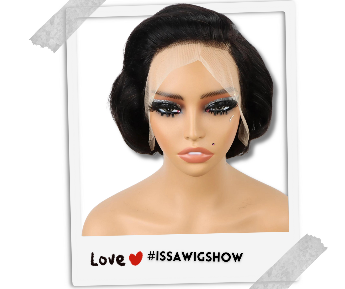 Sassy Bob Cut Glueless Lace Front Unit