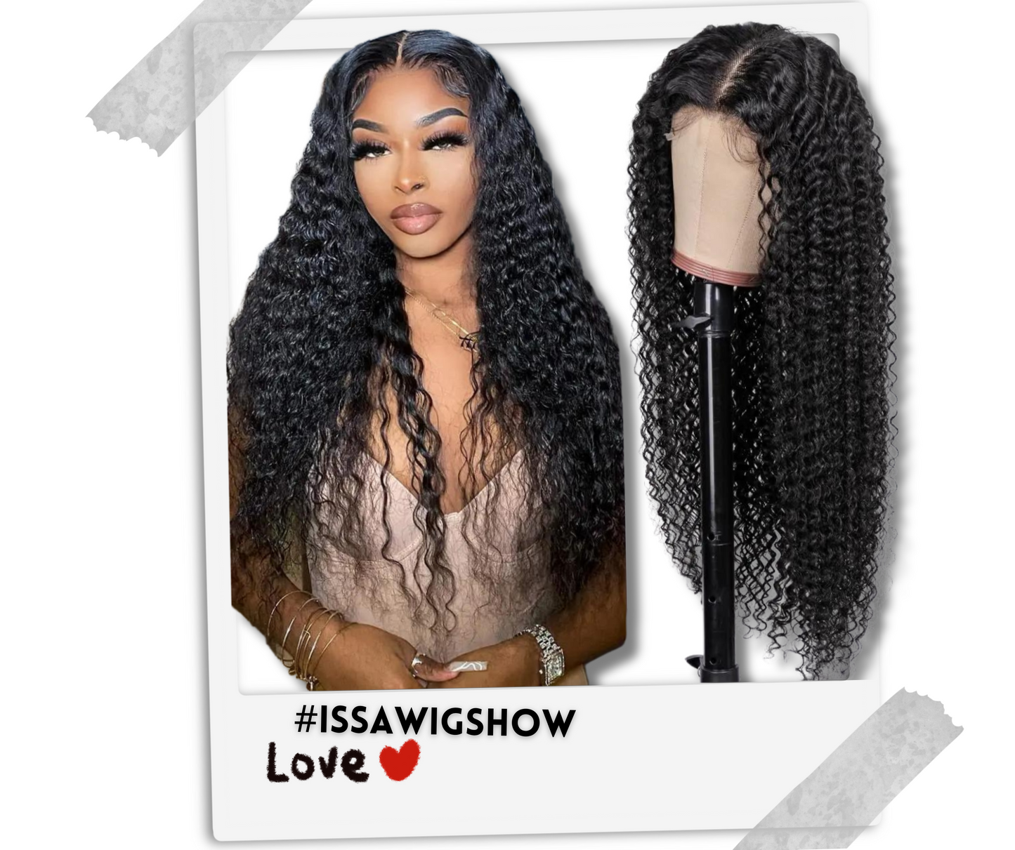 5x5 Lace Closure Deep Curly Wavy Edge Wear And Go