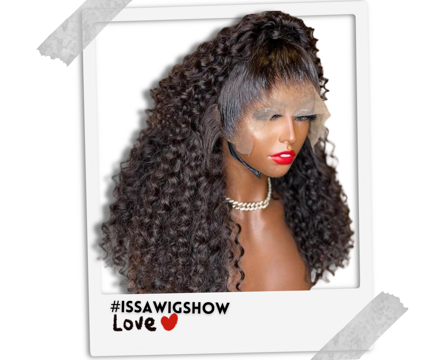 30inch Water Wave Brazilian HD Transparent 13x6 Lace Frontal Full Lace Wig