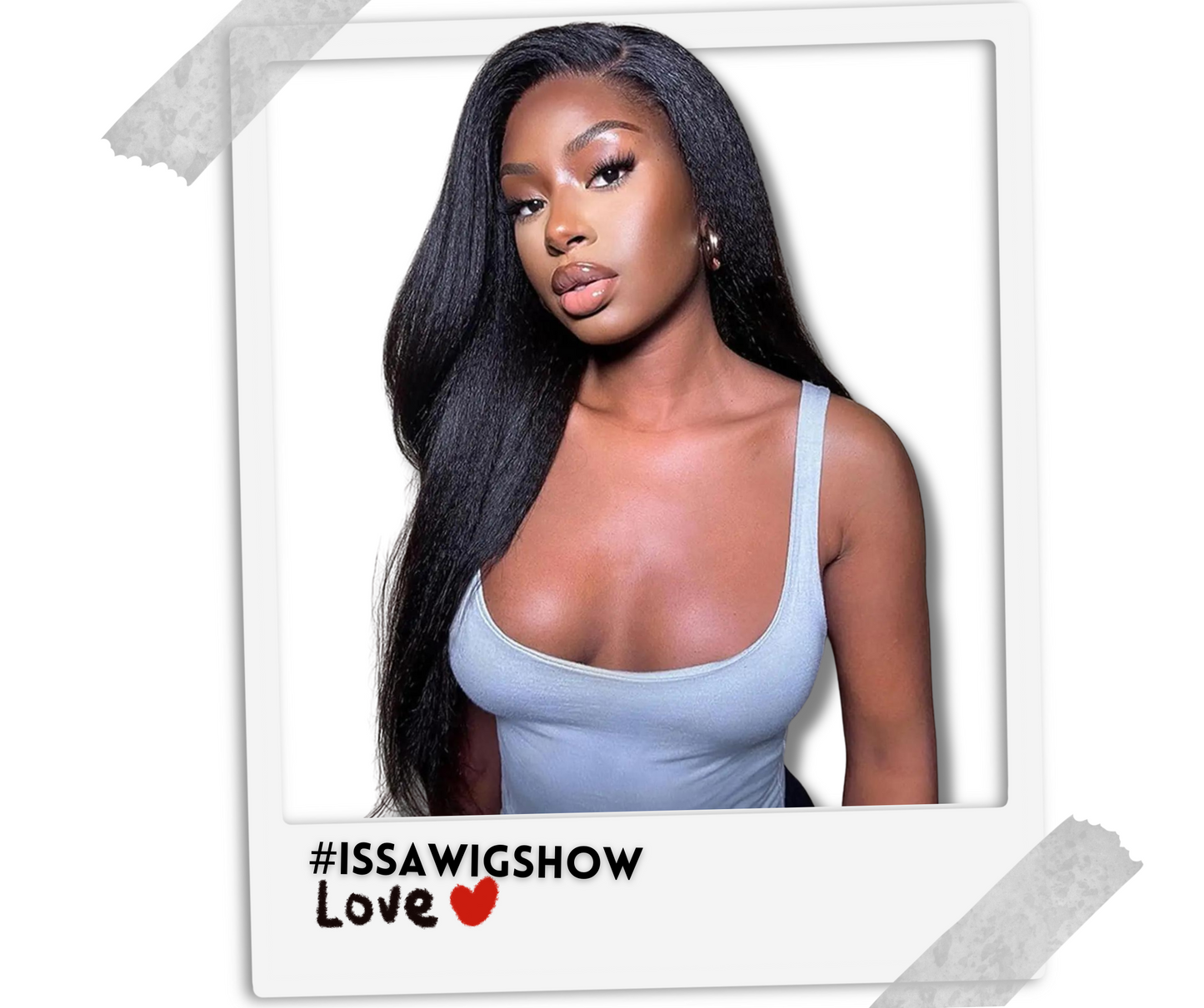 13X4 Lace Fronal Kinky Straight Yaki Brazilian Wear And Go Glueless Wig