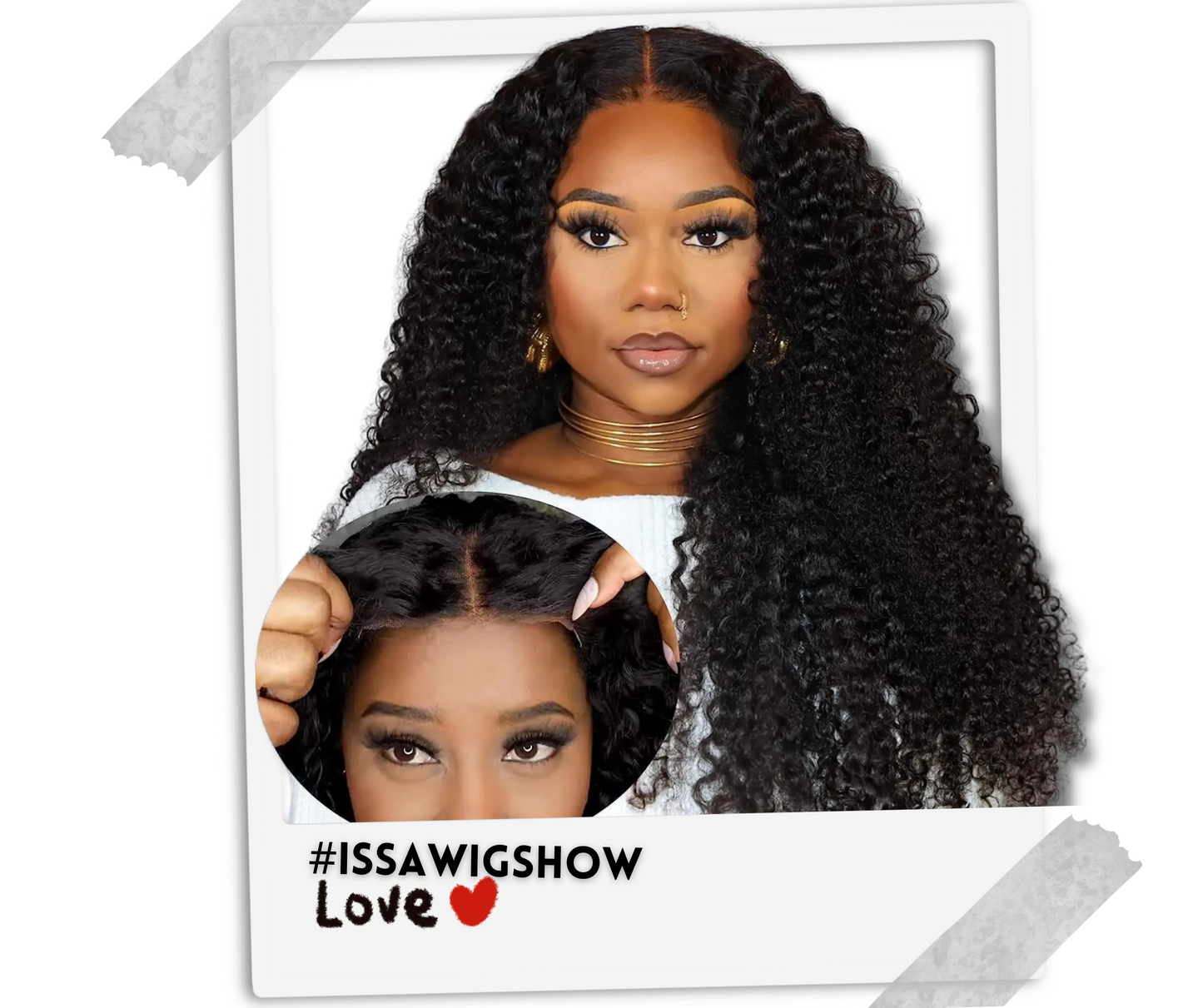 13X4 Afro Kinky Curly Glueless Pre-plucked Wig