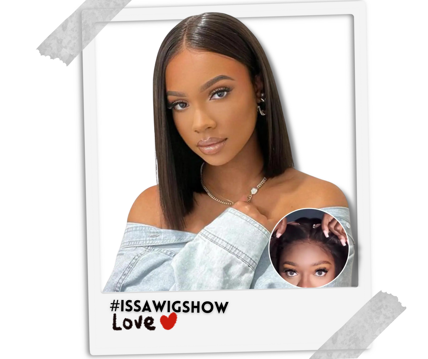 Double Drawn Transparent HD 5x5 Closure Raw Peruvian Human Hair Straight Full Lace Front Short Bob Wigs Glueless