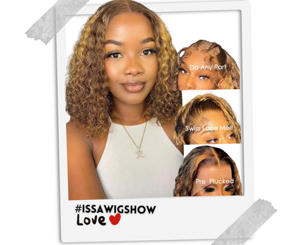 4x4  Transparent HD Colored bob Wig Double Drawn